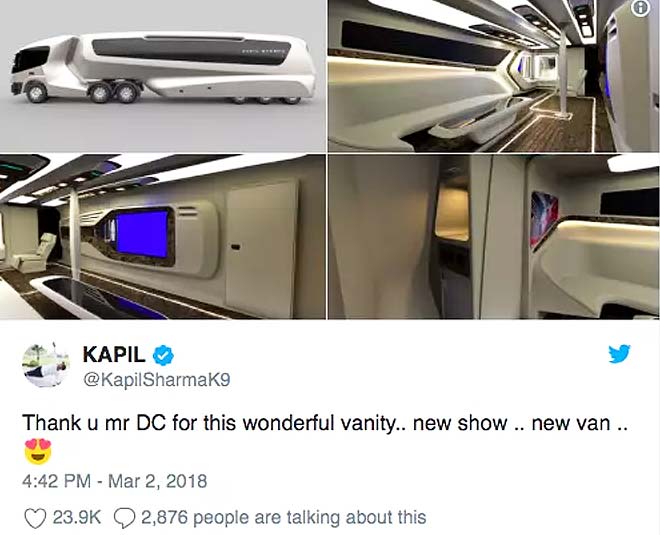 kapil sharma vanity van