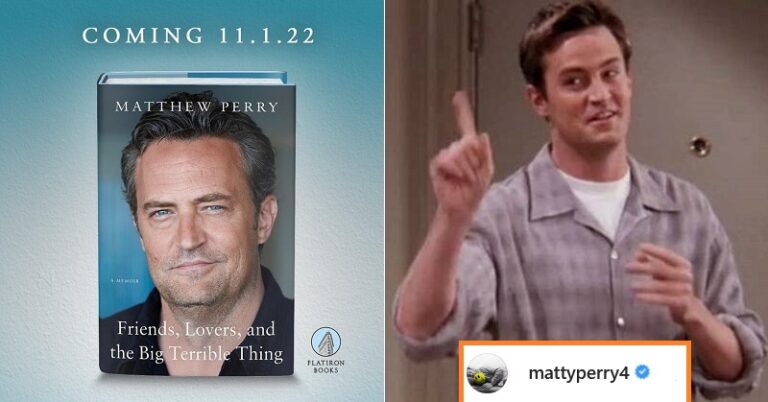 Matthew Perry Reveals Multiple Secrets In His Autobiography ‘Friends, Lovers & Big Terrible Thing’