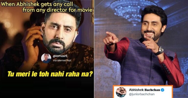 Abhishek Bachchan Gives Classy Reply To Troll Who Shared A Meme On His Career