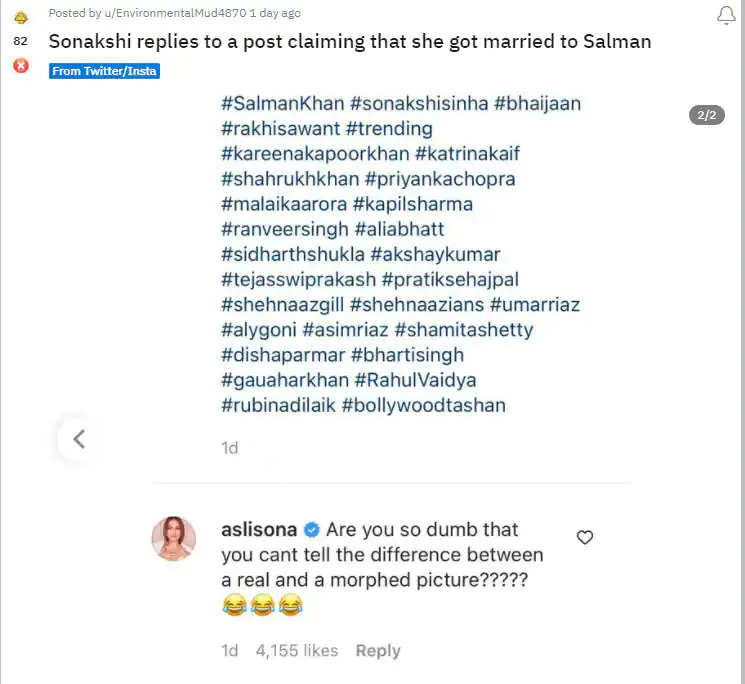 sonakshi's comment