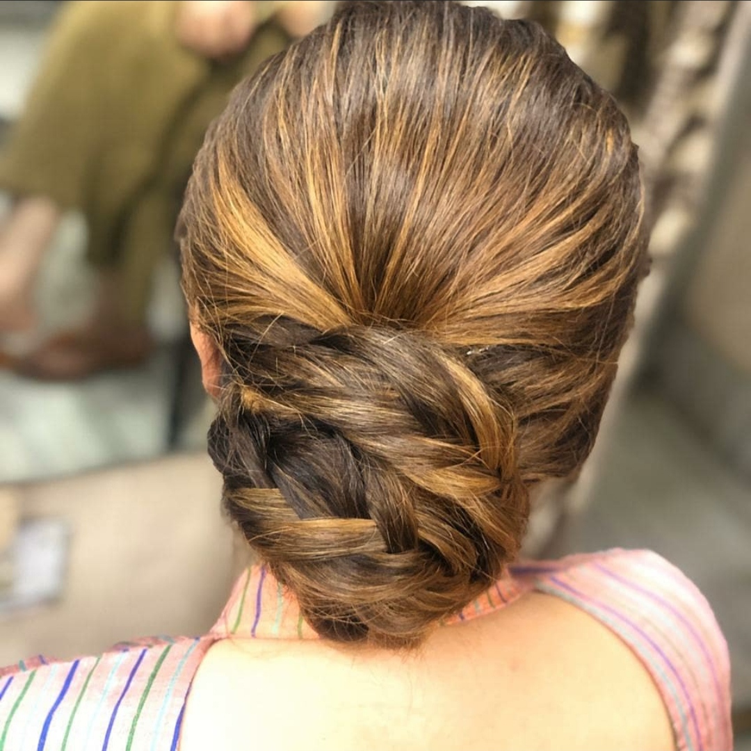 Low Braided Bun