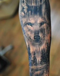 wolf tattoo