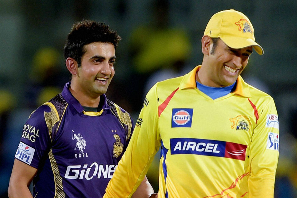 Gautam Gambhir and MS Dhoni