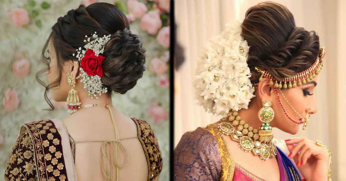 Indian Wedding Bun Hairstyle With Flowers and Gajra! | Low bun wedding hair,  Indian bun hairstyles, Indian wedding hairstyles