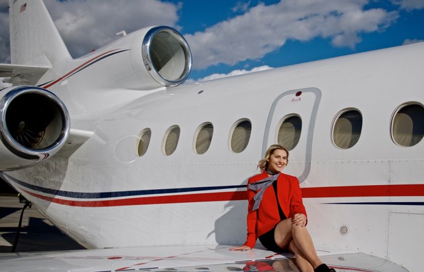 private jet flight attendant