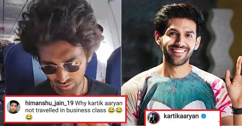 Kartik Aaryan’s Witty Response To Fan When Asked Why He Didn’t Travel ...