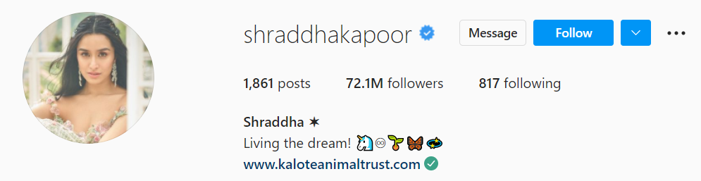 instagram-followers-of-Shraddha-Kapoor