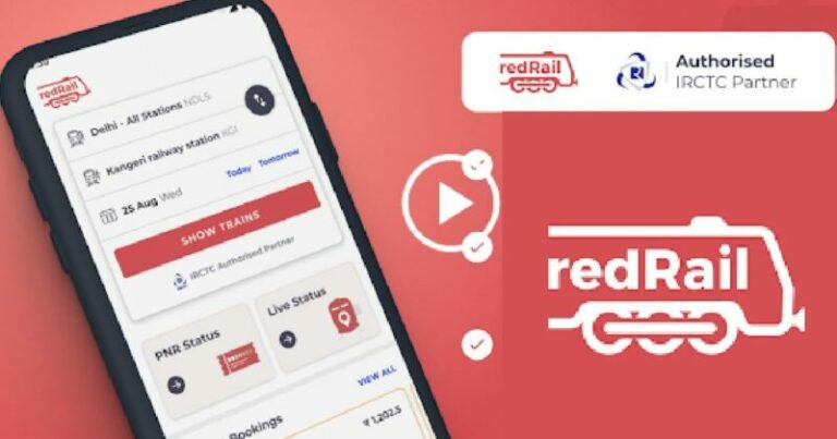 RedBus Launched RedRail App For Online Train Ticket Booking
