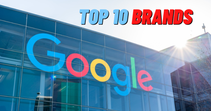 Top 10 brands in the world