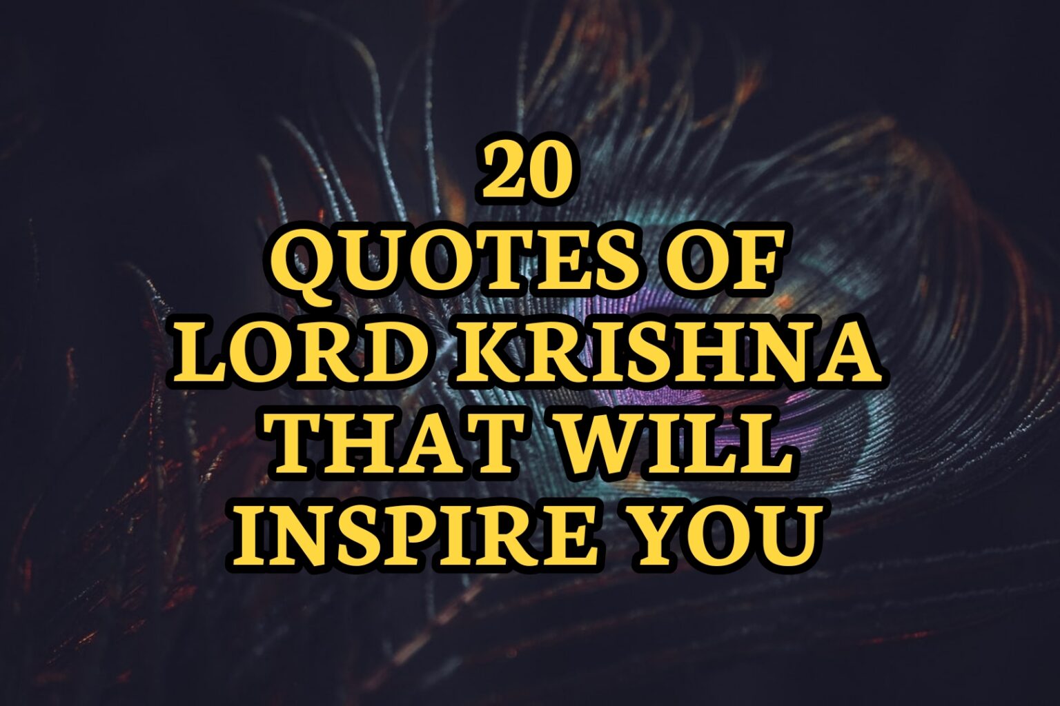 20 Lord Krishna Quotes That Will Inspire You