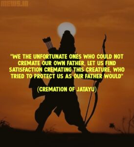 The Ramayana is the narration of the activities of Lord Rama, an avatar of Lord Vishnu. Here we have shared 10 motivational quotes from Ramayana in Hindi. These quotes will surely help you to face any difficult situation in your life Ramayana quotes in Hindi, Ramayana quotes in Sanskrit, Ramayana quotes in English, Quotes from Ramayana in Hindi, Motivational Ramayana Quotes With Images, Quotes of Ramayana