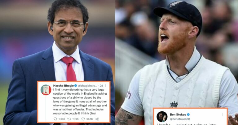 Ben Stokes Replies To Harsha Bhogle’s Comments Criticising England