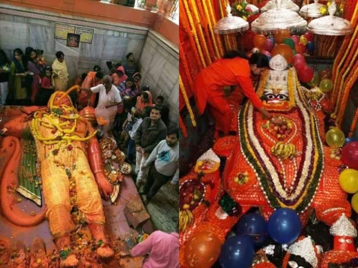 Lete Hanuman Mandir, Prayagraj