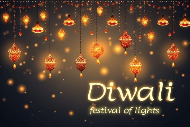 Diwali 2024 Check Details Of 5 Days Long Festival   Happy Diwali Greeting Card With Burning Oil Lamp Festival Background Min 630x420 