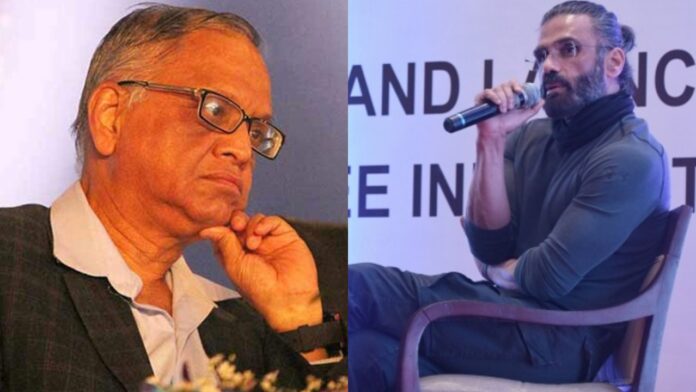 Suniel Shetty reacts to Murthy's '70 Hour Work Week' Remark