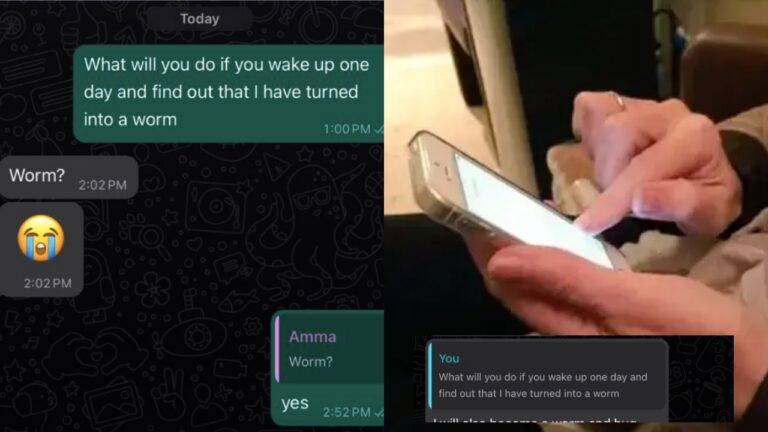 Daughter asks ‘What If I Turned Into Worm?’, Mom’s reply goes Viral