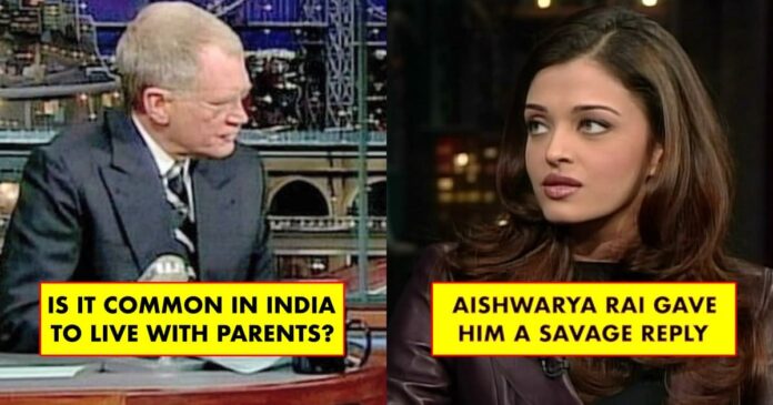 Aishwarya Rai gave Savage reply When David Letterman tried to insult India