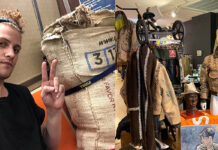 Man designs luxury jacket from Gunny Sack & selling at an unimaginable price Chris Mena's eclectic jacket collection