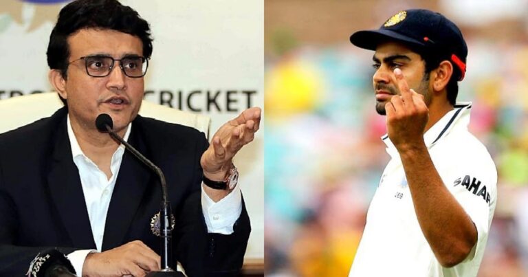 Sourav Ganguly breaks silence on the allegations of removing Virat Kohli from Captaincy