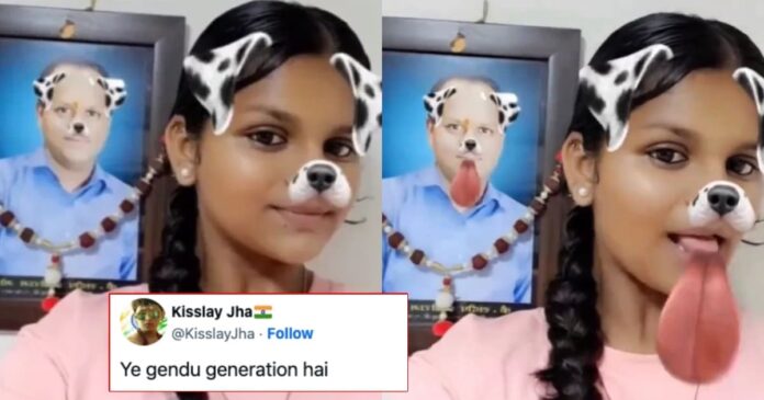 Girl goes viral for taking live filter selfie with late father photo