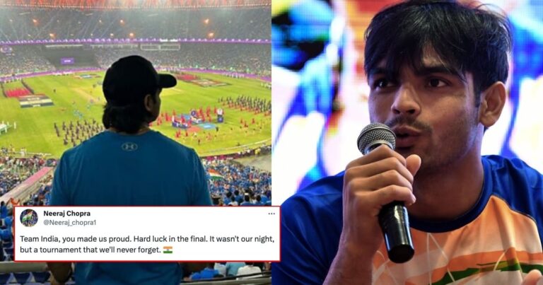 Neeraj Chopra gives golden reply for not being shown on TV during WC Finale