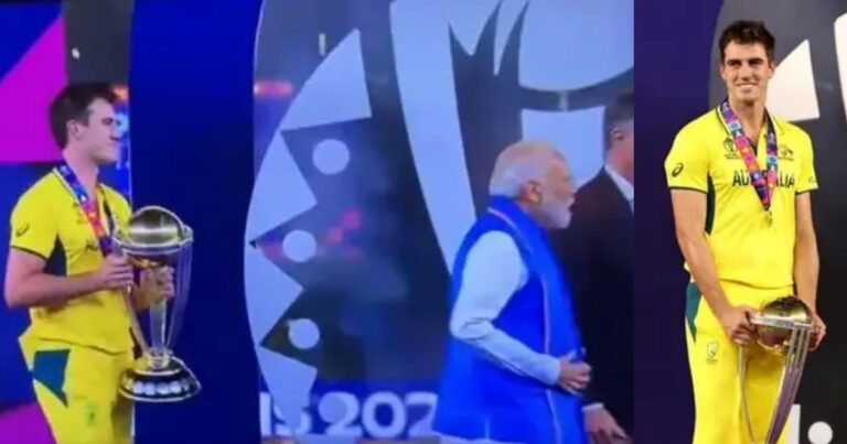Maxwell speaks on when Cummins remained alone on stage after Modi handed Trophy