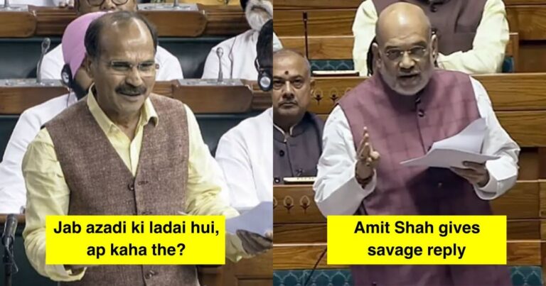 Amit Shah gives Savage Reply to Adhir Ranjan’s ‘Jab azadi ki ladai hui, ap kaha the?’ remark