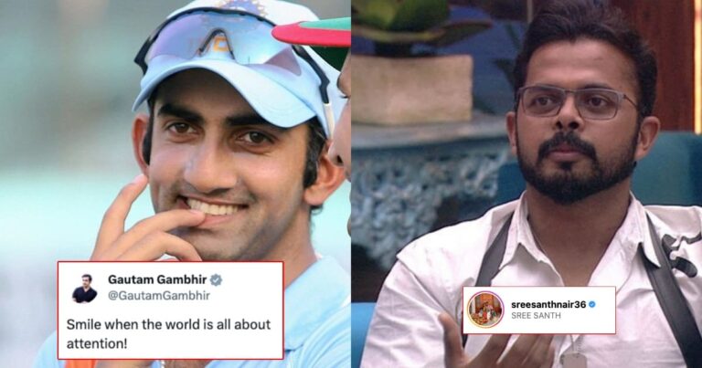 Sreesanth rips apart Gambhir publicly for calling him ‘Fixer’