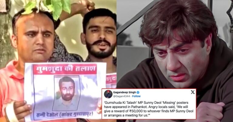 Here is why Poster with ‘Sunny Deol is Missing’ goes viral in Gurdaspur