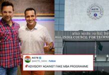 AICTE warns students over 10 Days MBA Degree amid Sandeep vs Vivek Clash AICTE warns students over 10 Days MBA Degree amid Sandeep vs Vivek Clash