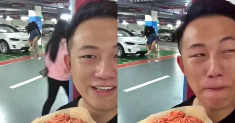 Bf planned to surprise gf on her b’day but caught her romancing with another Guy