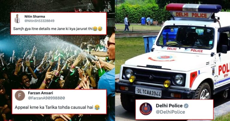 Delhi Police warns people over new year celebration in Animal movie Style