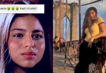 Suhana Khan gave a furious reply after being called ‘Kaali Chudail’ by a User Suhana Khan gave a furious reply after being called 'Kaali Chudail' by a User